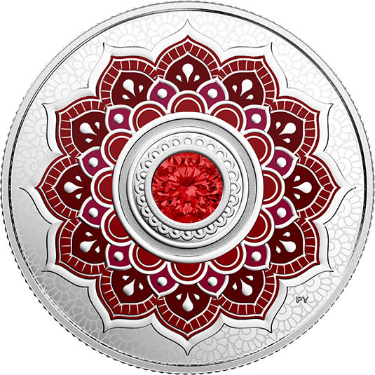 RCM-New-Release:-2018-July-Birthstone---Pure-Silver-Coin-Made-With-Swarovski�-Crystals